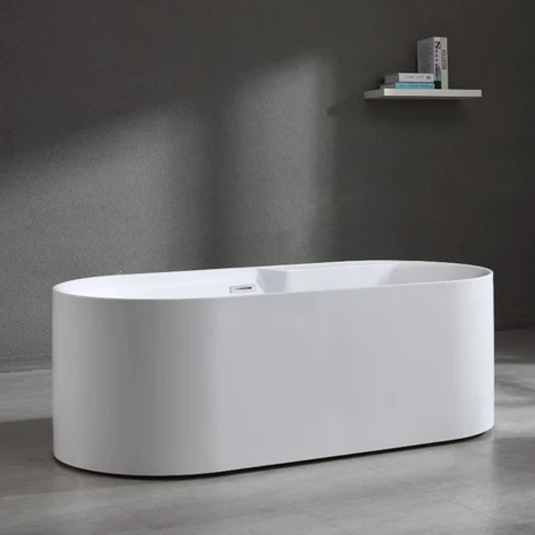 Oxford 1700 x 800 Freestanding Acrylic Bath – white freestanding bath – buy freestanding bath UK