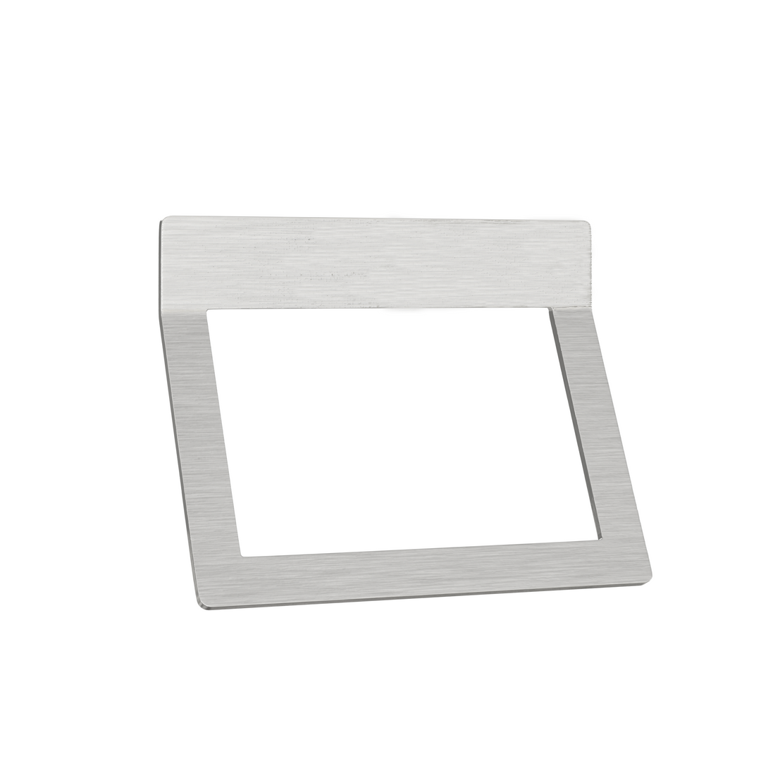 Rimini towel ring in brushed nickel – premium bathroom accessory. Buy Towel Rings & Rails UK at Banyetti.