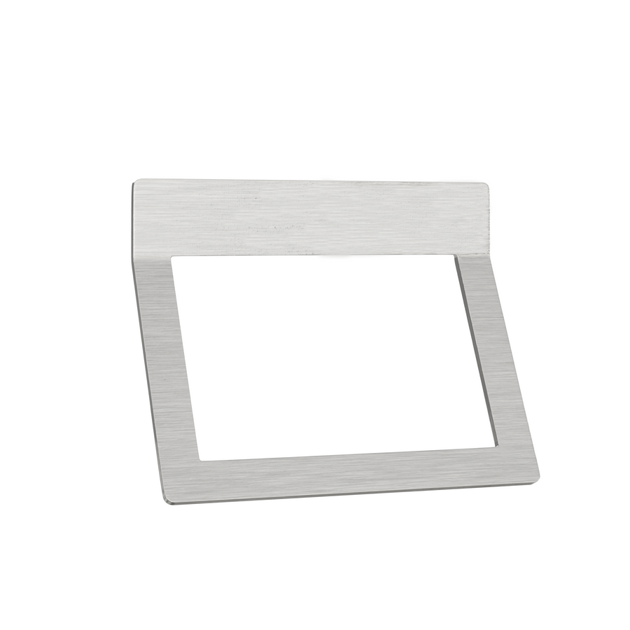 Rimini towel ring in brushed nickel – premium bathroom accessory. Buy Towel Rings & Rails UK at Banyetti.