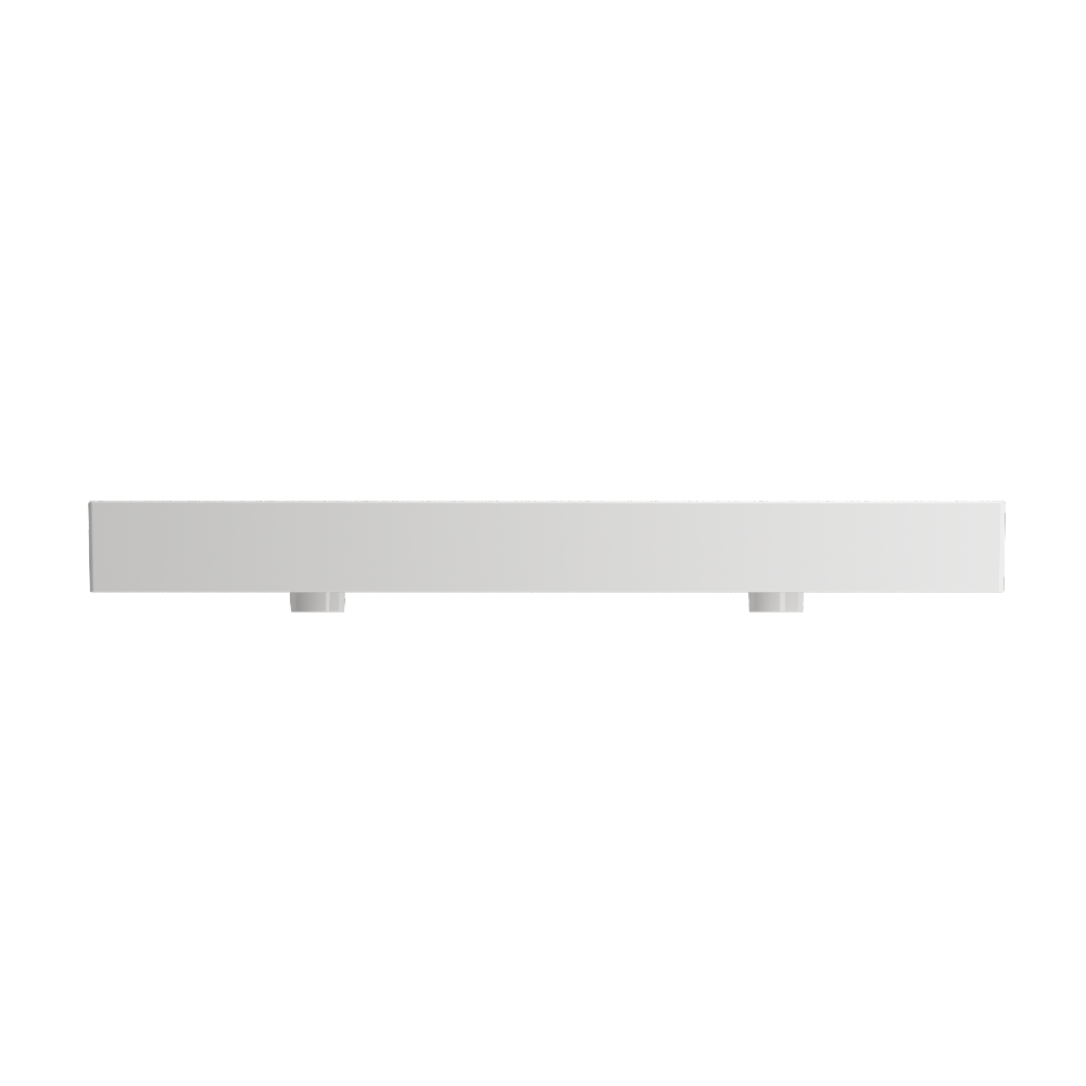 Veneto 1200mm No Tap Hole Double Basin - Gloss White