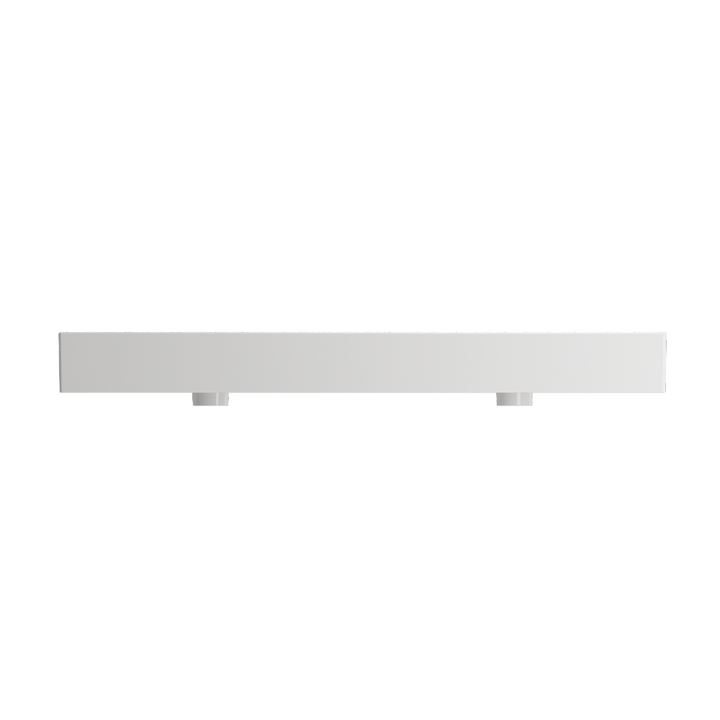 Veneto 1200mm No Tap Hole Double Basin - Gloss White