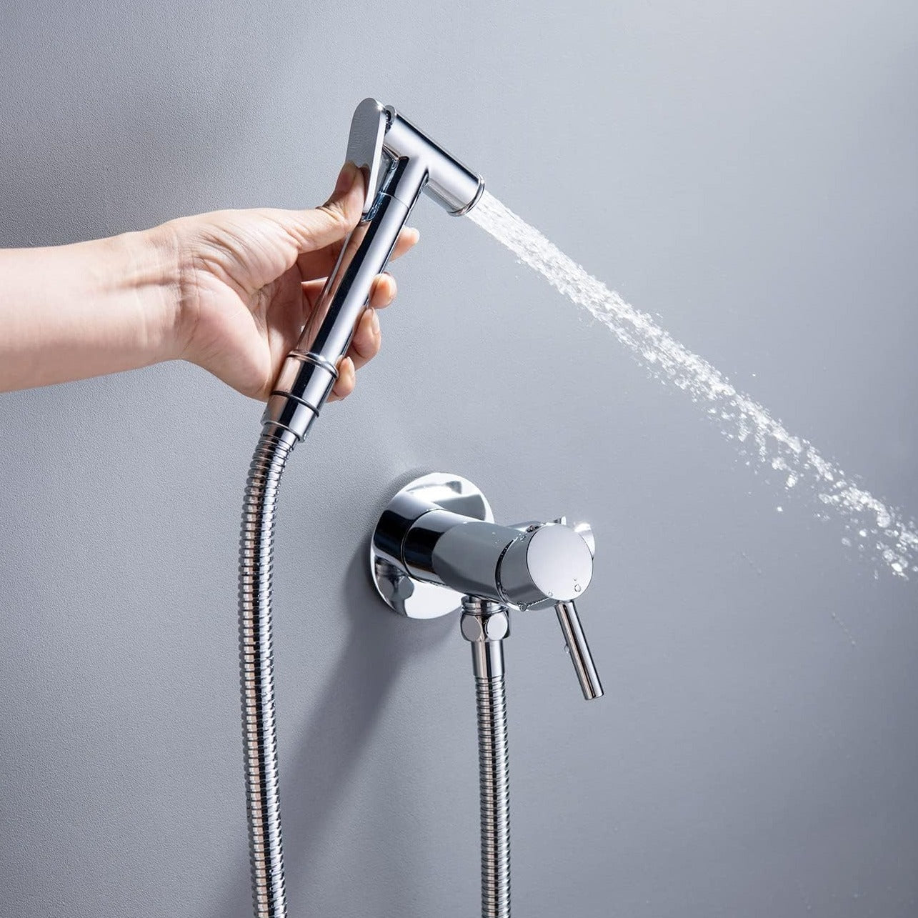 Ario Round Thermostatic Douche Kit in Chrome – Premium Jet Spray Set