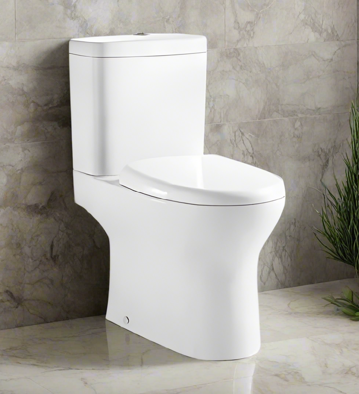 Amalfi Open Back Close Coupled Toilet with Soft Close Seat