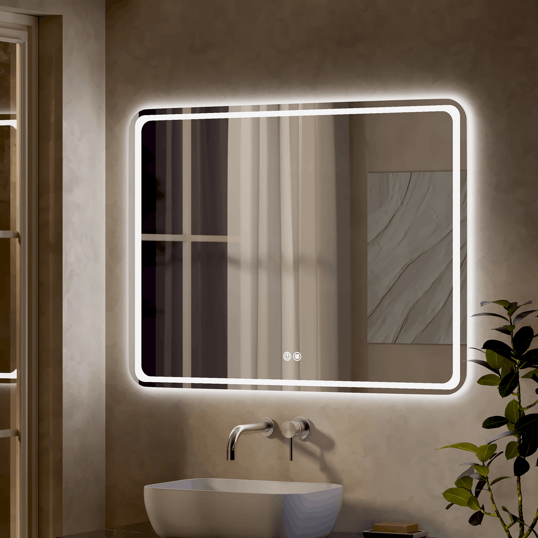 Aria 1000mm x 750mm Rectangular LED Mirror
