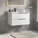 Celtic Duo 800mm Wall Hung Vanity Unit with Door & Basin - Gloss White