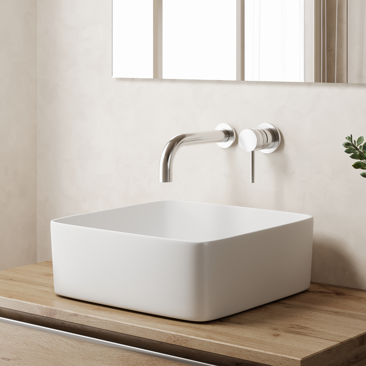 Hades 360mm Countertop Basin - Gloss White