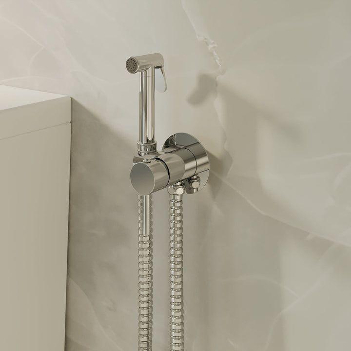 Luca Round Concealed Thermostatic Douche - Chrome