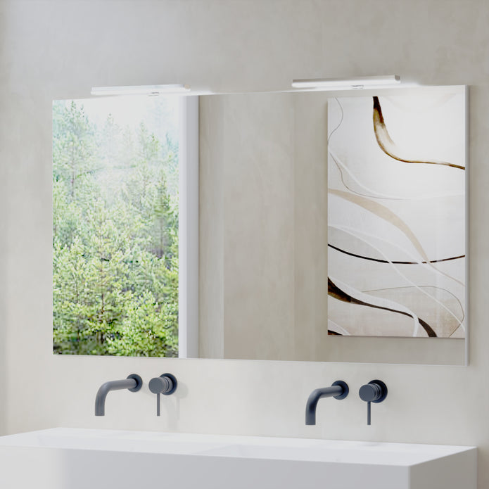 Reflexa 1200mm x 700mm Simple Mirror - Grey