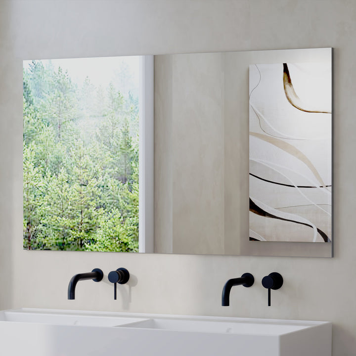 Reflexa 1200mm x 700mm Simple Mirror - Grey