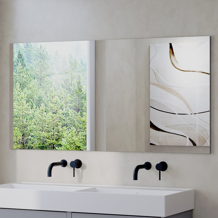 Reflexa 1400mm x 700mm Simple Mirror - Grey