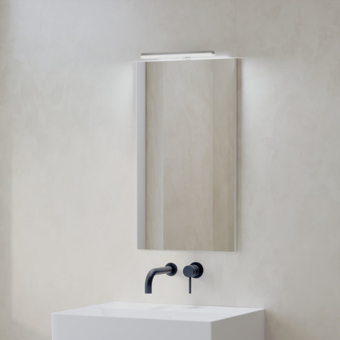 Reflexa 400mm x 700mm Simple Mirror - Grey