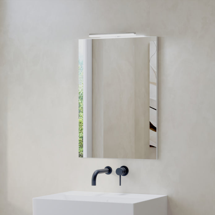 Reflexa 500mm x 700mm Simple Mirror - Grey