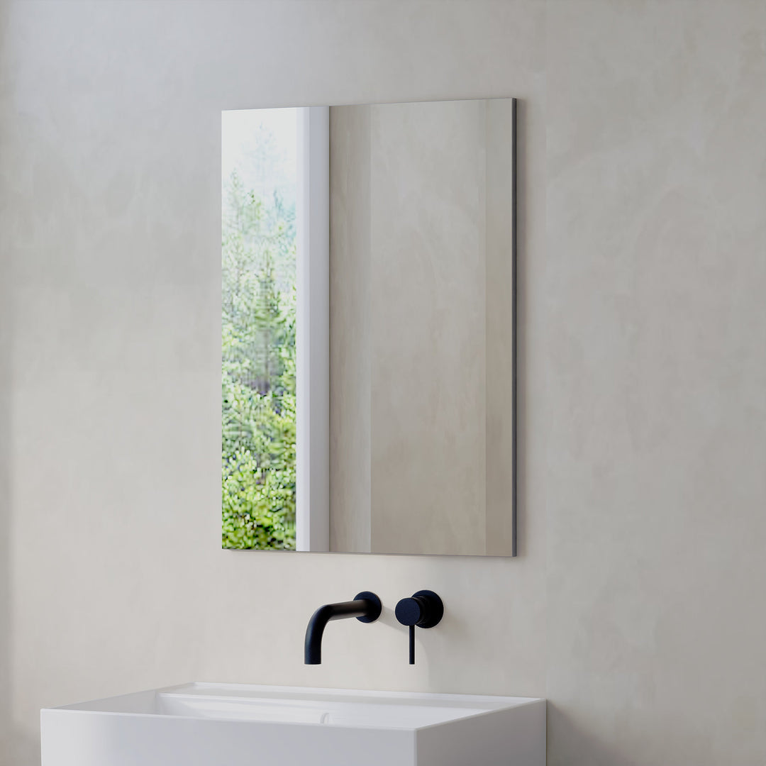 Reflexa 500mm x 700mm Simple Mirror - Grey