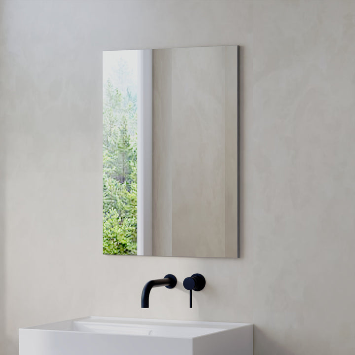 Reflexa 500mm x 700mm Simple Mirror - Grey