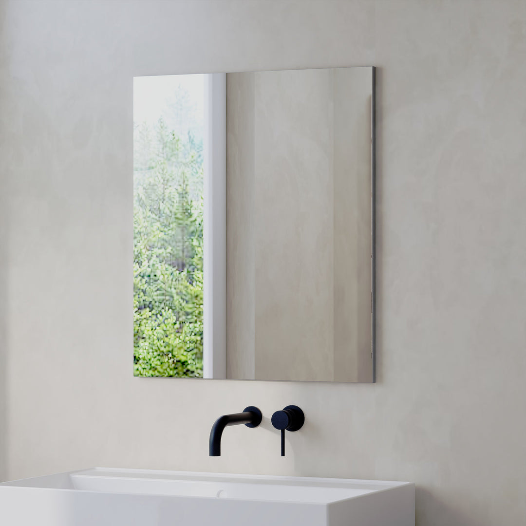 Reflexa 700mm x 700mm Simple Mirror - Grey