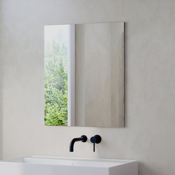 Reflexa 700mm x 700mm Simple Mirror - Grey