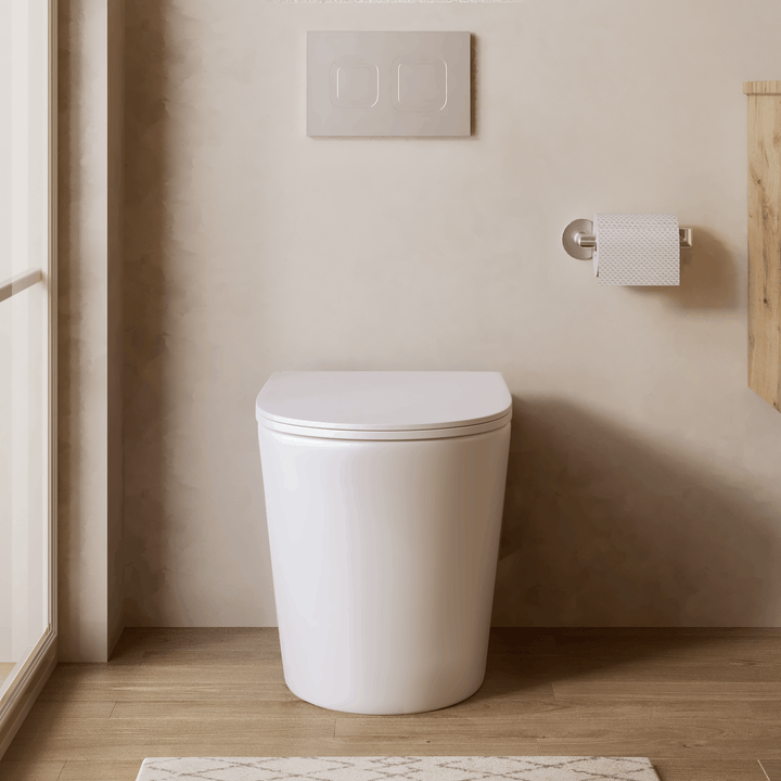 Scene Rimless Back to Wall Toilet - Gloss White