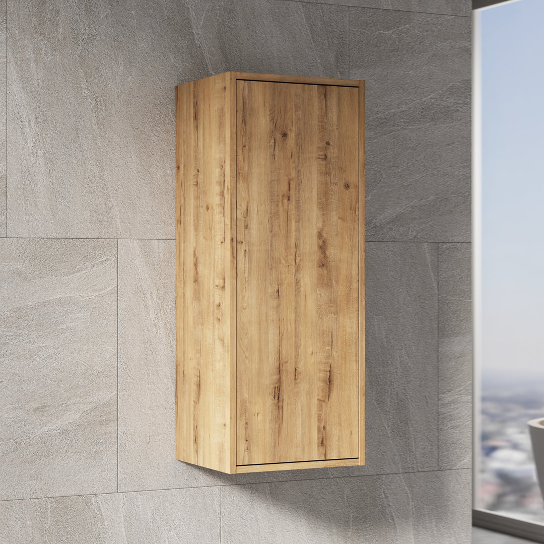 Venti 900mm Wall Hung Wall Cabinet - Ostippo Oak