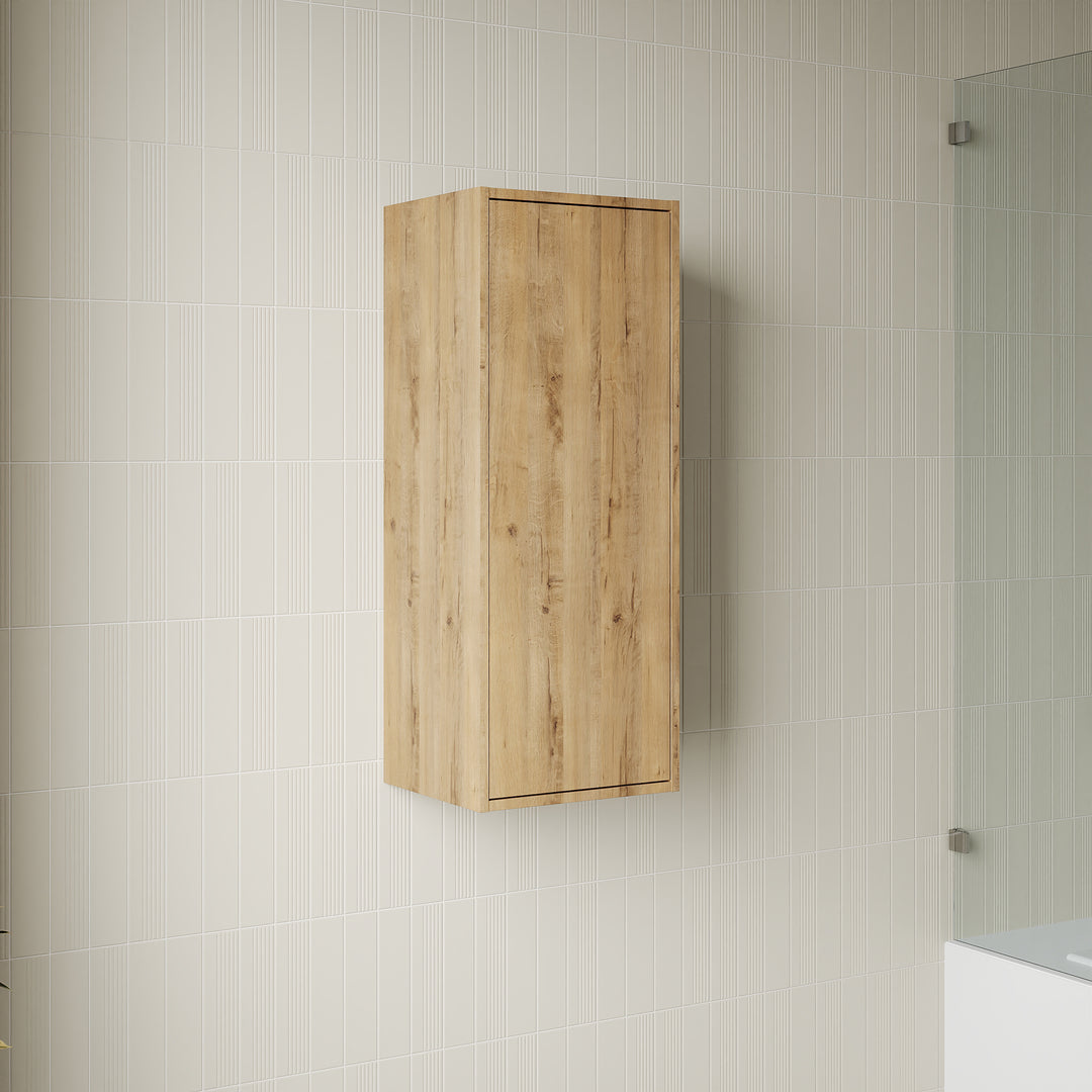 Venti 900mm Wall Hung Wall Cabinet - Ostippo Oak