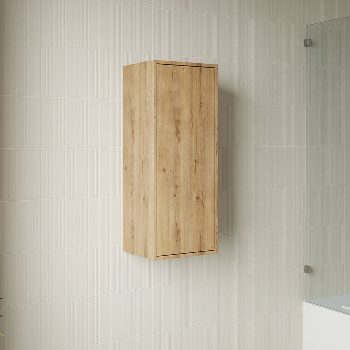 Venti 900mm Wall Hung Wall Cabinet - Ostippo Oak