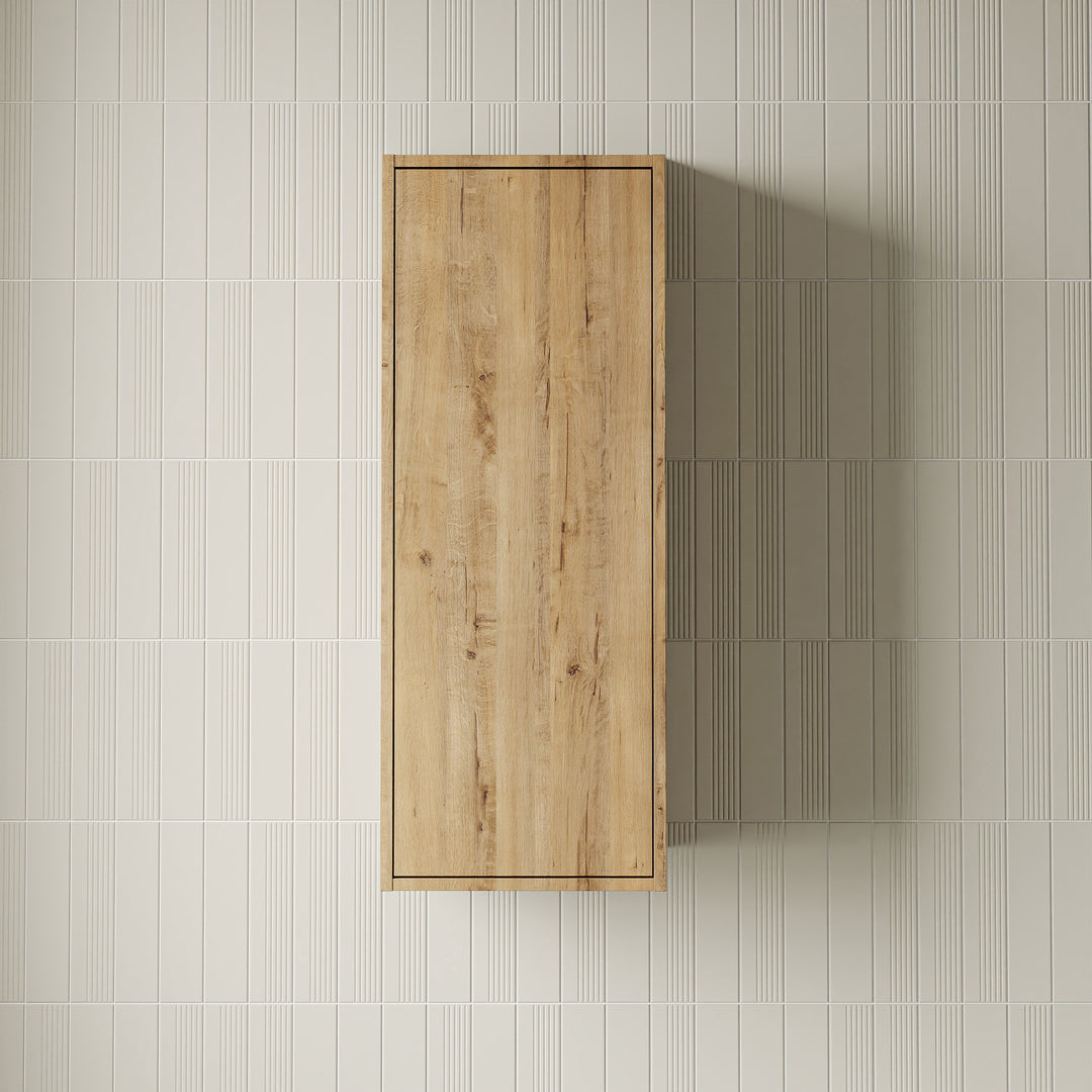 Venti 900mm Wall Hung Wall Cabinet - Ostippo Oak