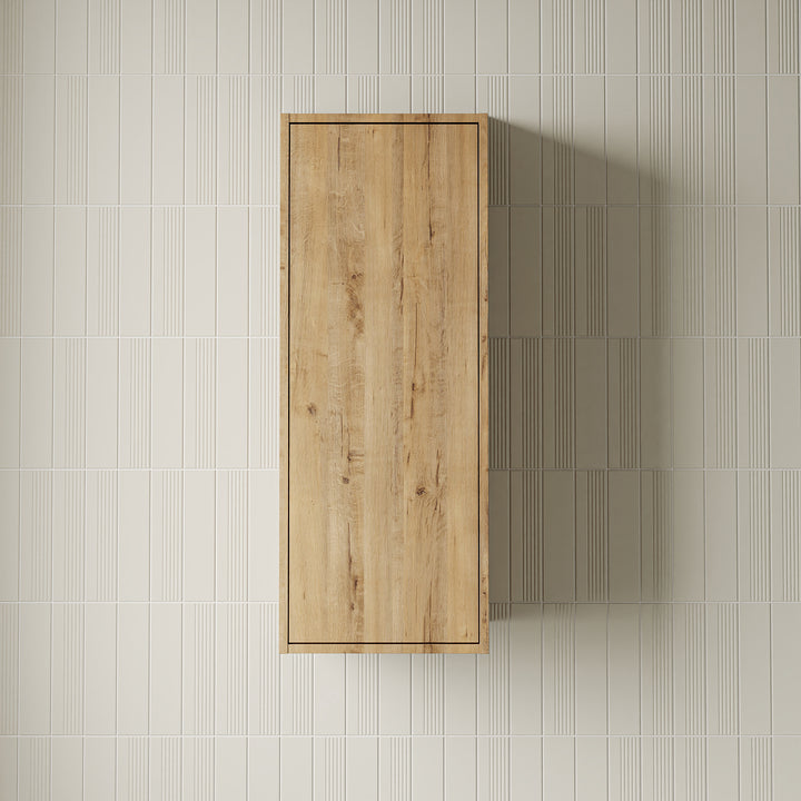 Venti 900mm Wall Hung Wall Cabinet - Ostippo Oak