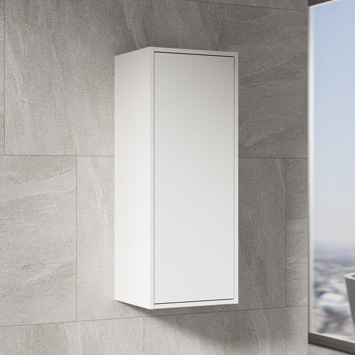 Venti 900mm Wall Hung Wall Cabinet - Matt White