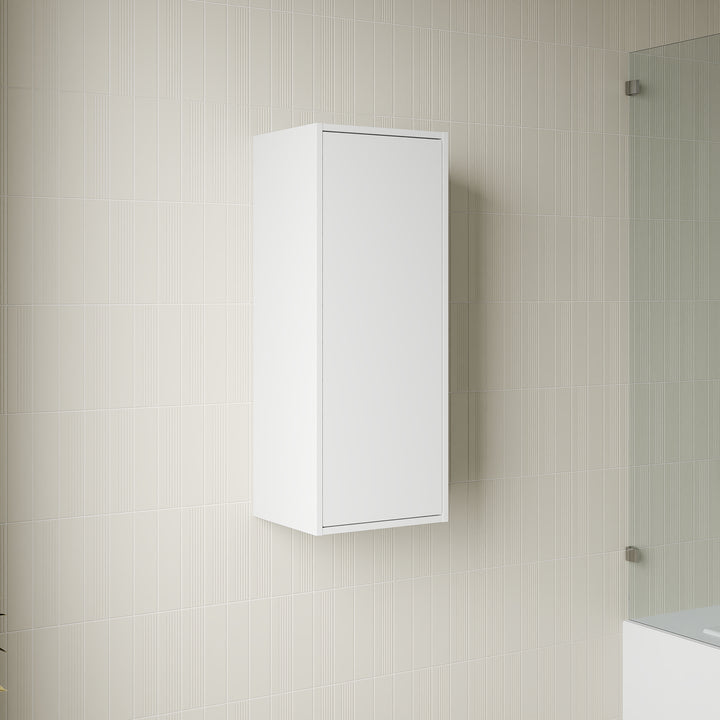 Venti 900mm Wall Hung Wall Cabinet - Matt White