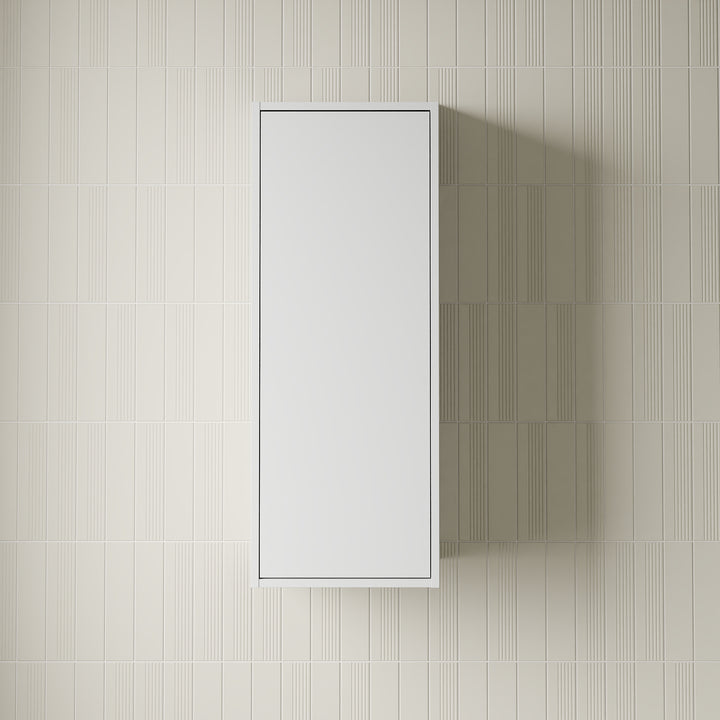 Venti 900mm Wall Hung Wall Cabinet - Matt White