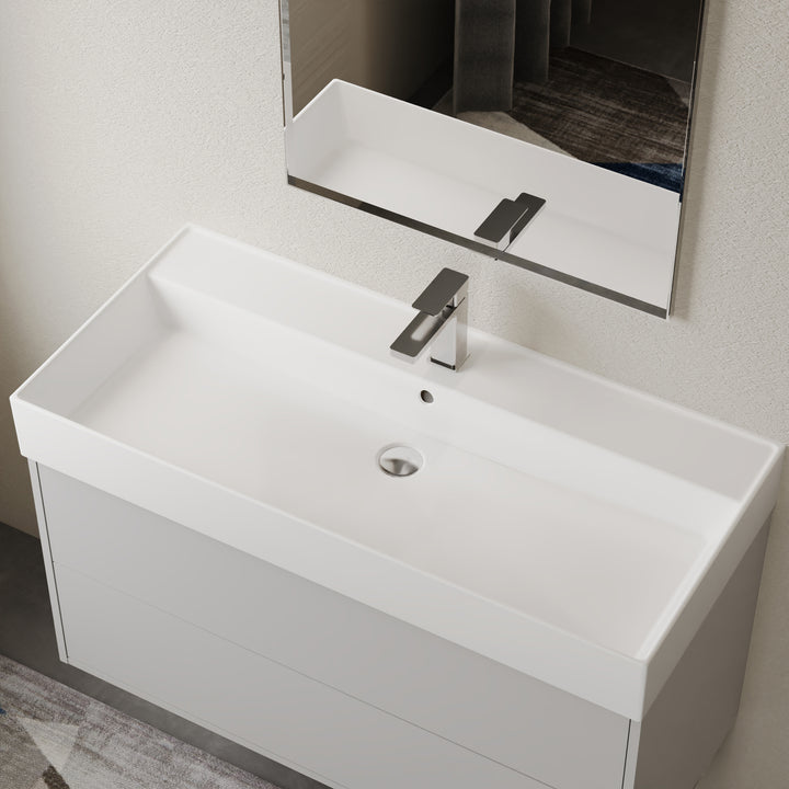 Veneto 1000mm 1 Tap Hole Basin - Gloss White