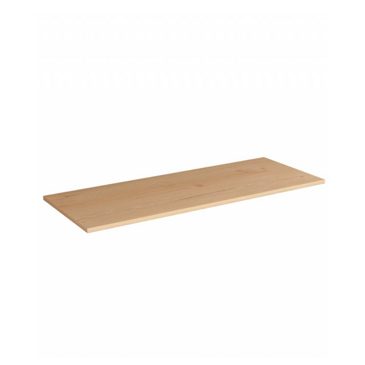 Celtic Duo 800mm Wall Hung Vanity Unit with Door & Worktop - Ostippo Oak