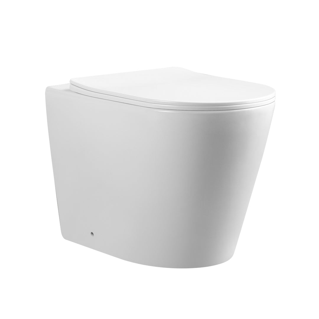 Scene Rimless Back to Wall Toilet - Gloss White
