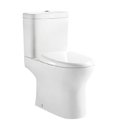 Amalfi Open Back Close Coupled Toilet with Soft Close Seat
