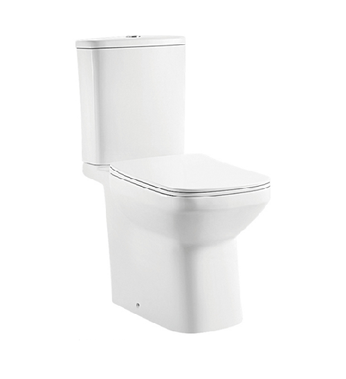 Imperia Open Back Close Coupled Toilet with Soft Close Seat