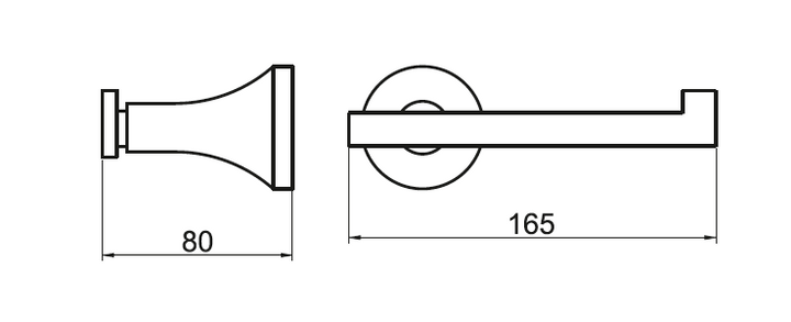 Ariano Round Toilet Roll Holder - Select Colour